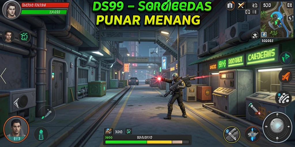 Gameplay menarik DS99 dalam pertempuran strategi yang intens.