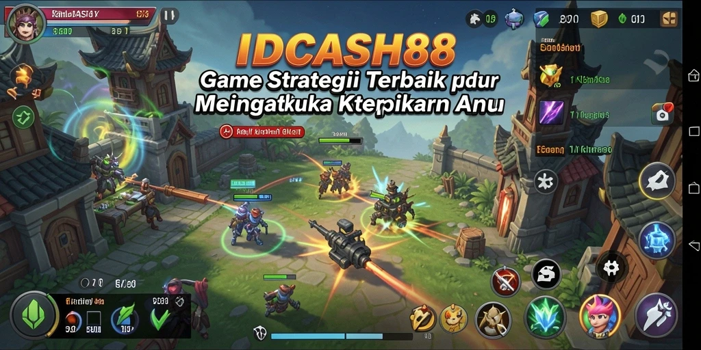 Tampilan gameplay strategis yang seru dan menantang di IDCASH88.