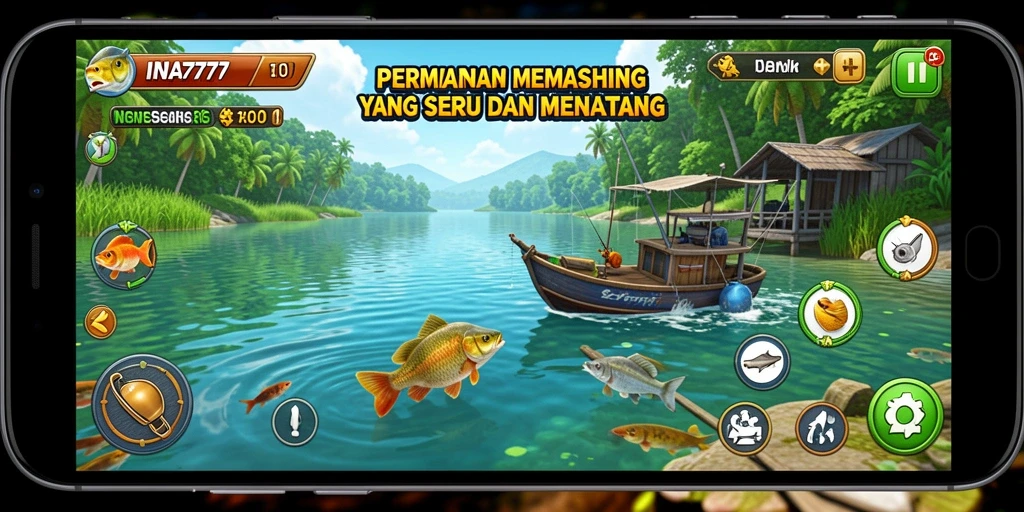 Screenshot INA777 menampilkan aksi memancing yang mendebarkan dan suasana yang menawan.