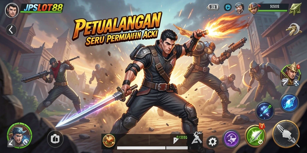 Tampilan gameplay JPSLOT88 dengan aksi seru dan mendebarkan.